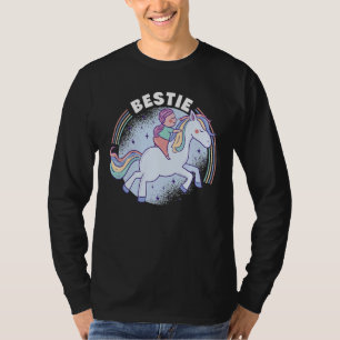 Bestie Graphic Horse Lover Equestrian Rider Horses T-Shirt