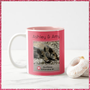 Bestie, I Tell You All My Dirt Two-Tone Coffee Mug