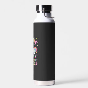 Bestie of the Birthday Princess Girl Dabbing Unico Water Bottle