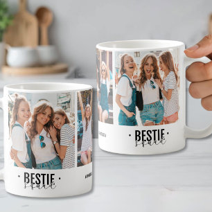 Bestie Squad Best Friend 3 Photo Coffee Mug