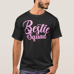 Bestie Squad Matching BFF Friend Crew Hearts  T-Shirt