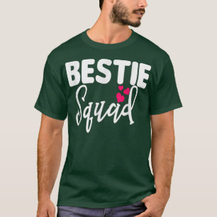 Bestie Squad Matching BFF Friend Crew Hearts T-Shirt