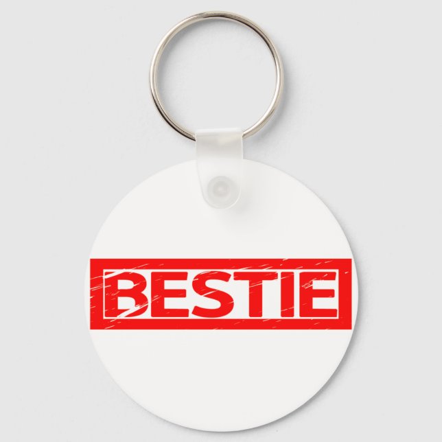 Bestie Stamp Key Ring (Front)