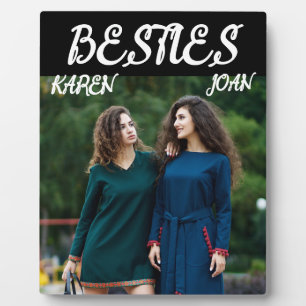 BESTIES BEST FRIEND PHOTO COLLAGE SIGN PLAQUE
