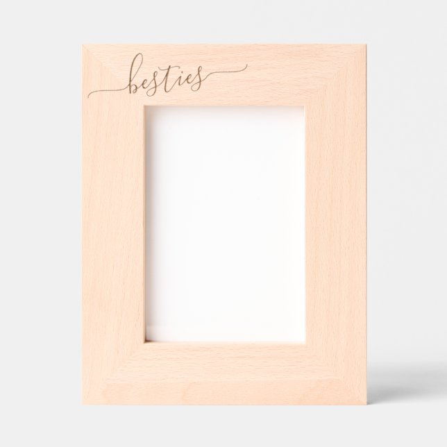 Besties Best Friends BFFs Etched Frames (Front)