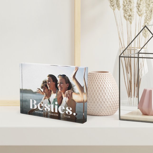 Besties | Best Friends Overlay & Names Photo Block (Creator Uploaded)