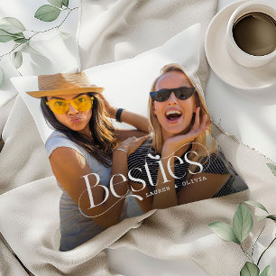 Besties Custom Photo Friendship Pillow