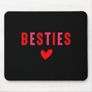Besties cute matching mother daughter friend mouse pad