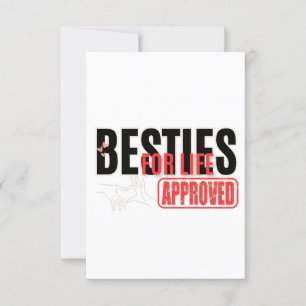 besties for life invitation