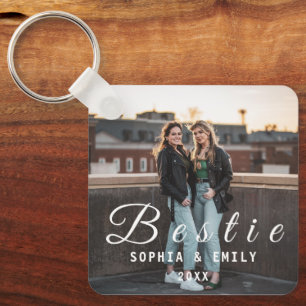 Besties Forever – Custom Photo Collage Keychain