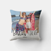 Besties Forever Personalised 2 Photo Best Friends Cushion (Back)