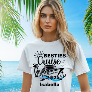 Besties Friends Cruising Vacation T-Shirt