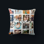 Besties Gift BFF Photo Collage Custom Personalised Cushion<br><div class="desc">Besties Gift BFF Photo Collage Custom Personalised</div>