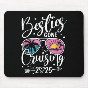Besties Gone Cruising 2025 Girls Matching Women Cr Mouse Pad