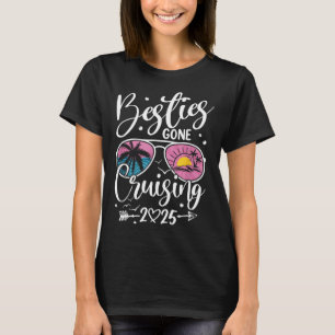 Besties Gone Cruising 2025 Girls Matching Women Cr T-Shirt