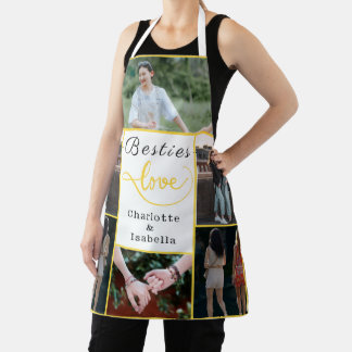 Besties' Love Custom Apron | 6-Photo Collage Gift