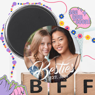 Besties Magnet for Best Friends BFF Photo Magnet