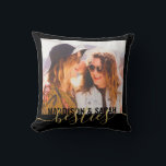 Besties Modern Best Friends Personalised Cushion<br><div class="desc">Custom Best Friends Photo Pillow with your names and trendy modern calligraphy script "besties" wording. Just upload your photo and type your names to create a fun gift for your girlfriends. Change colours and fonts using the template editor.</div>