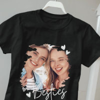 Besties Modern Cool Hearts Best Friends Photo