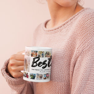 Besties Names BFF Photo Collage Coffee Mug