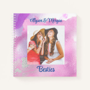 Besties, Names & Your Photo, Vs 2 Notebook