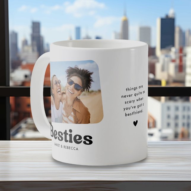 Besties Personalised Friendship Gift Coffee Mug (Creator Uploaded)