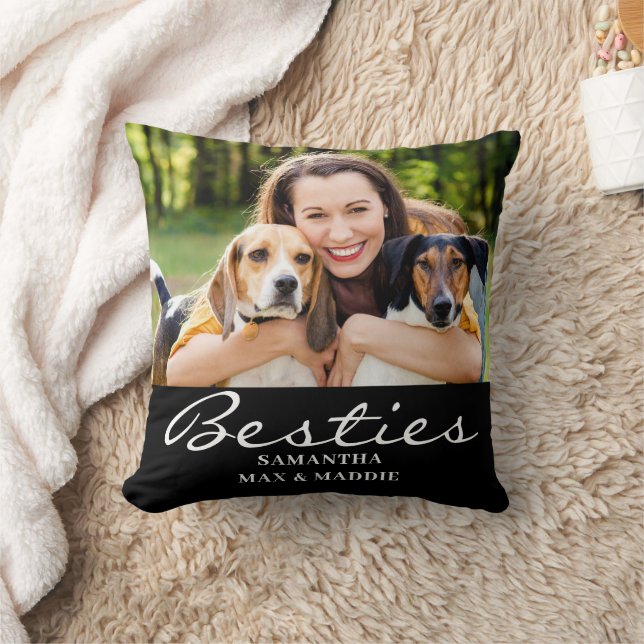 Besties Pet Photo Cushion (Blanket)