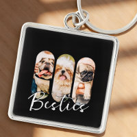 Besties Pet Simple Modern Playful Three Photo