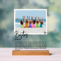 Besties Photo and Personalised Noun Description