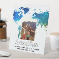 Besties Photo Map Best Friend Quote
