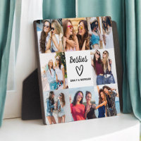 Besties Script Gift For Friends Photo Collage