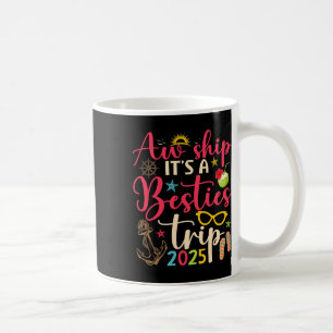 Besties Trip 2025 Matching Friends Cruise Summer V Coffee Mug