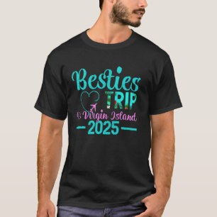 Besties Trip 2025 Summer Vacation Us Virgin Island T-Shirt