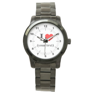 BESTSELLER! Men's I❤️ Oversized Black Watch