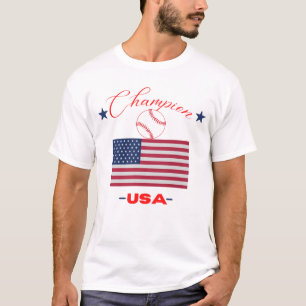 Bestseller Original Champion USA Flag Classic Club T-Shirt