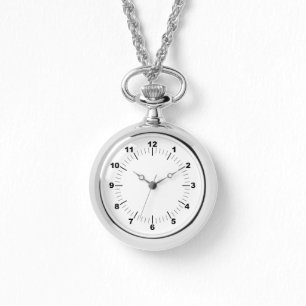 BESTSELLER! Silver Necklace Watch - Personalised 