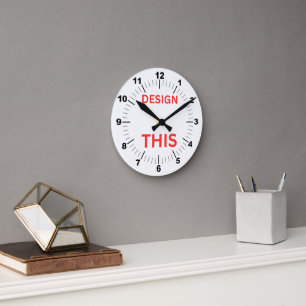 BESTSELLER! Wall Clock, 8" Round Acrylic 🕗 Clock