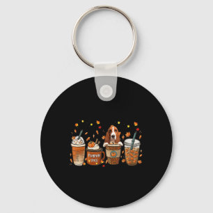 Bet Hound Fall Coffee Pumpkin Spice Latte Iced Aut Key Ring