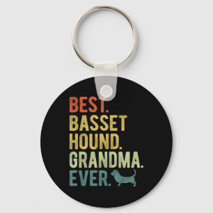 Bet Hound Grandma Ever Dog Lovers Mother's Day  Key Ring