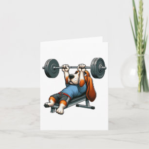 Bet Hound Weightlifting Fitness Gym Training Bodyb Card