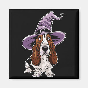 Bet Hound Witch Dog Halloween Performance Magnet