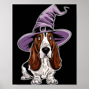 Bet Hound Witch Dog Halloween Performance Poster