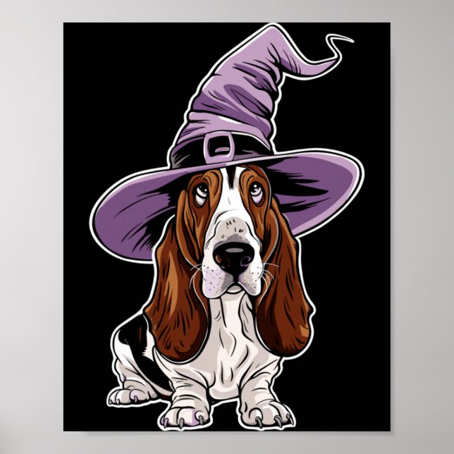 Bet Hound Witch Dog Halloween Performance Poster (Front)