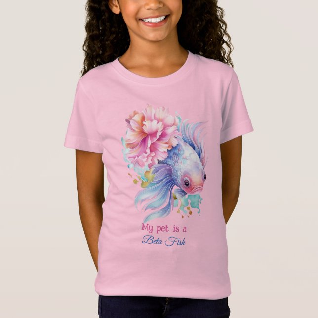 Beta Fish Fantasy Pet T-Shirt (Front)