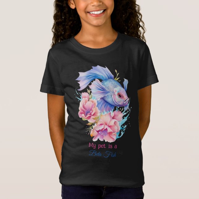 Beta Fish Fantasy Pet T-Shirt (Front)