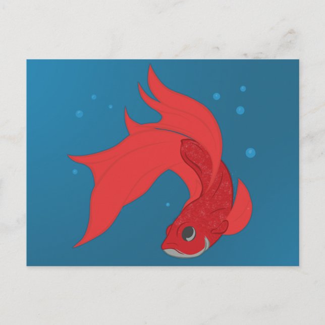Beta Fish Postcard (Front)