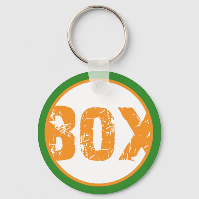 Beta Omega Chi Keychain-BOX Key Ring (Front)