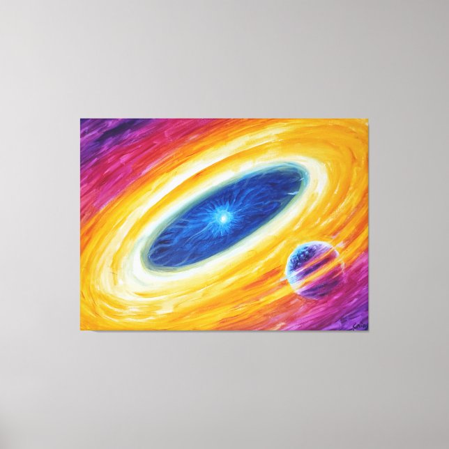 Beta pictoris canvas print (Front)