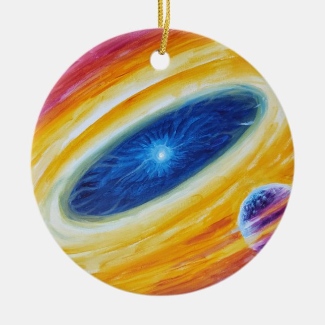 Beta Pictoris Ceramic Tree Decoration (Front)