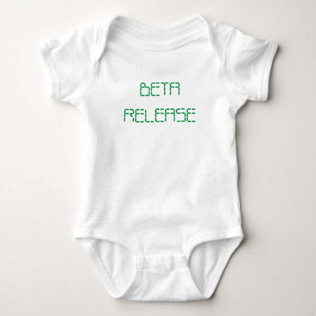 Beta Release Baby Bodysuit (Front)